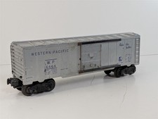 Lionel Postwar 6464-1 Western Pacific Type I Boxcar 6464 O Gauge Dk Blue Letters picture