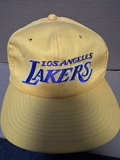 Vintage MacGregor Sports Specialties Los Angeles Lakers Motion Script Snapback picture