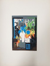 Lorenzo Homar, 2da Bienal del Grabado, 1972 Vintage Puerto Rican Screenprint picture