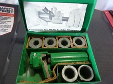 GREENLEE USA NO. 1820 CABLE STRIPPER W/ SIX BUSHINGS -  picture