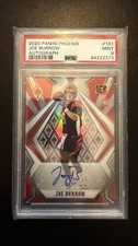 Joe Burrow Rookie Auto SSP 2020 Panini Phoenix #101 RC MINT PSA 9 Low Pop picture