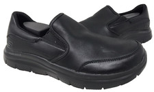 Skechers Men's Work Advantage SR Bronwood Slip On Shoes Blk WIDE Size:9.5 180D picture