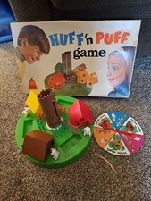 1968 VINTAGE Huff 'N Puff Board Game - Schaper Complete? picture