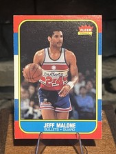 Jeff Malone 1986-87 Fleer #67 RC Washington Bullets picture