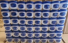 48 Mini Tub Size Vaseline Petroleum Pure Skin Jelly Original .25oz 7g picture