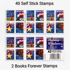40 Christmas Forever Stamps Cards 