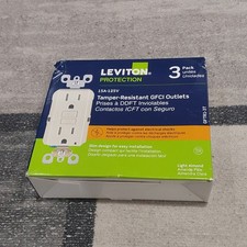 Leviton GFTR1-3T SmarTest Self-Test SmartlockPro Slim GFCI NEW E4 picture