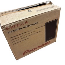 NEW Pioneer S-HF21-LR 2-Way Bookshelf Speakers Pair - Vintage NOS Black picture