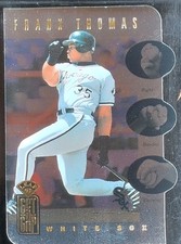 1997 Leaf - Get a Grip Frank Thomas, John Smoltz #2 /3500 picture