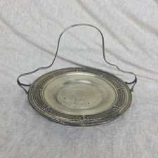 Antique Jennings / Wallace Sterling Silver Swing-Handle Cake Basket H21-1A 110g picture