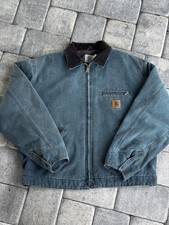 Vintage 1998 CARHARTT J43 HTG (Hunter Green) Detroit Workwear Jacket RARE picture