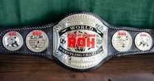 ROH Ring of Honor Wrestling Championship Title Belt Replica Brass Adult Size picture