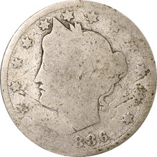 1886 Liberty V Nickel - UGLY picture