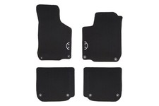 98-10 VW Volkswagen Beetle Carpeted Set of 4 Front & Rear Floor Mats Round Clip picture