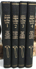 Vintage Audels Carpenters and Builders Guide Vol 1, 2, 3 and 4 Complete Set 1946 picture