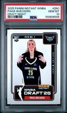 Paige Bueckers 2025 Panini Instant WNBA Draft Night #DN1 Rookie PSA 10 picture