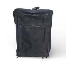 LuggageWorks 22” Rolling Pilot Crew Suitcase Black Metal Frame Missing Handle picture