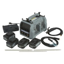Klutch Cordless Welder Kit, KLiQ 20V, 200 Amps, 4-Pack 8.0Ah Batteries, picture