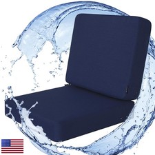 Favoyard Outdoor Deep Seat Cushion Set 22 x 22 Inch Blue picture