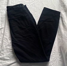 PAIGE Women's Black Skinny Jeans Dark Wash Mid Rise Stretch 5-Pocket Button 27 picture