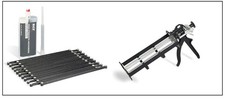 Rhino Carbon Fiber Concrete Crack Lock Kit RCF-CCLK (20 Pack) w/ Dual Cartridge picture