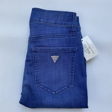 Guess Women’s High Rise Super Skinny Jeans Blue Size 27 picture