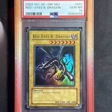 Red-Eyes B. Dragon SDJ-001 Starter Deck: Joey Unlimited PSA GEM MINT 10 picture