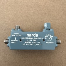 Narda 4203-10 Directional Coupler, 2 to 18 GHz, 10 dB, SMA(f)  Warr picture