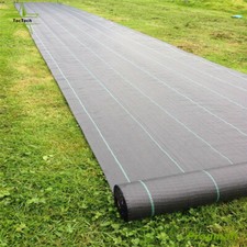 4FTx300FT Garden Heavy Duty Weed Barrier Landscape Fabric Block Gardening 3.2oz picture