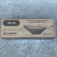 WS-85 White Sconce Fly Light by Gardner - 1 Insect Light Trap picture