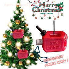 Christmas Mini Gas Money Oil Can Xmas Tree Decoration Festive Party Ornament US picture