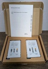 Axis AXIS T8640 Ethernet Over Coax Adapter PoE+ Base/Device Set White - NEW  picture