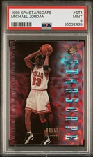 1999-00 Upper Deck SPx Michael Jordan #ST1 Starscape Chicago Bulls PSA 9 MJ GOAT picture