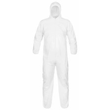 Lakeland MicroMax® Coverall – Hood, Elastic Wrist/Ankle, Size Small, 25 per case picture