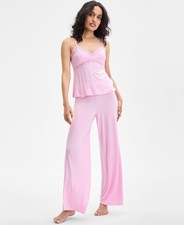 NWT I.n.c. International Concepts-Trim Knit Tank & Pajama Pants Set Size:XL picture