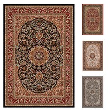 Regency Traditional Area Rug with Medallion Woven Classic Carpet Rugs picture