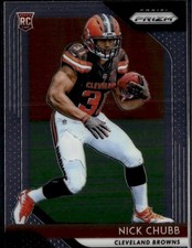 2018 Panini Prizm #213 Nick Chubb Rookie Card S9 picture