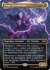 Zurgo Stormrender (Borderless) (10) (Foil NM) Commander: Tarkir: Drag... MTG TDC picture