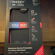 PHOOZY XP3 Thermal Capsule Phone Pouch, Black, Water-Resistant Drop Resistant picture