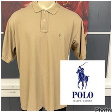 Vintage Polo Ralph Lauren Pique Knit Golf Shirt Mens XXL  Relaxed Fit Cotton picture
