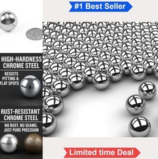 Chrome Steel Bearing Balls 1 Inch G25 100 Pack AISI 52100 Deep Groove Radial picture