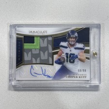 2025 Panini Immaculate Cooper Kupp Patch Auto /99 Seahawks picture
