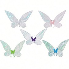1Pc Fairy Butterfly Wings Costume Girls Women Wings Dress Up Prop Kid Adult picture