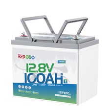 Redodo 12V 100Ah Group 24 Bluetooth LiFePO4 Battery for Trolling Motor RV Solar picture