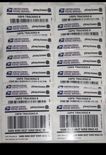 Lot of 30 Pitney Bowes Label 888 Tracking Number stickers for USPS packages NEW picture