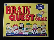 Vintage 1993 Brain Quest Board Game University Games UG1710 Grades 1-6 256 Cards picture