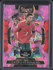 2025-26 Prizm Cristiano Ronaldo Pink Cracked Ice Prizm picture