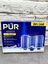 PUR Max Ion MineralClear Faucet Filter 3 Pack Replacement Cartridges SEALED picture