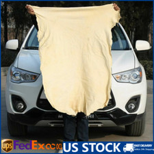 Car Cleaning Cloth Washing Absorbent Drying Shammy Towel Natural Chamois Leather picture