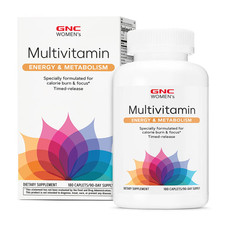Sealed GNC Women's Energy & Metabolism Multivitamin 180 Caplets - Exp. 01/2027 picture
